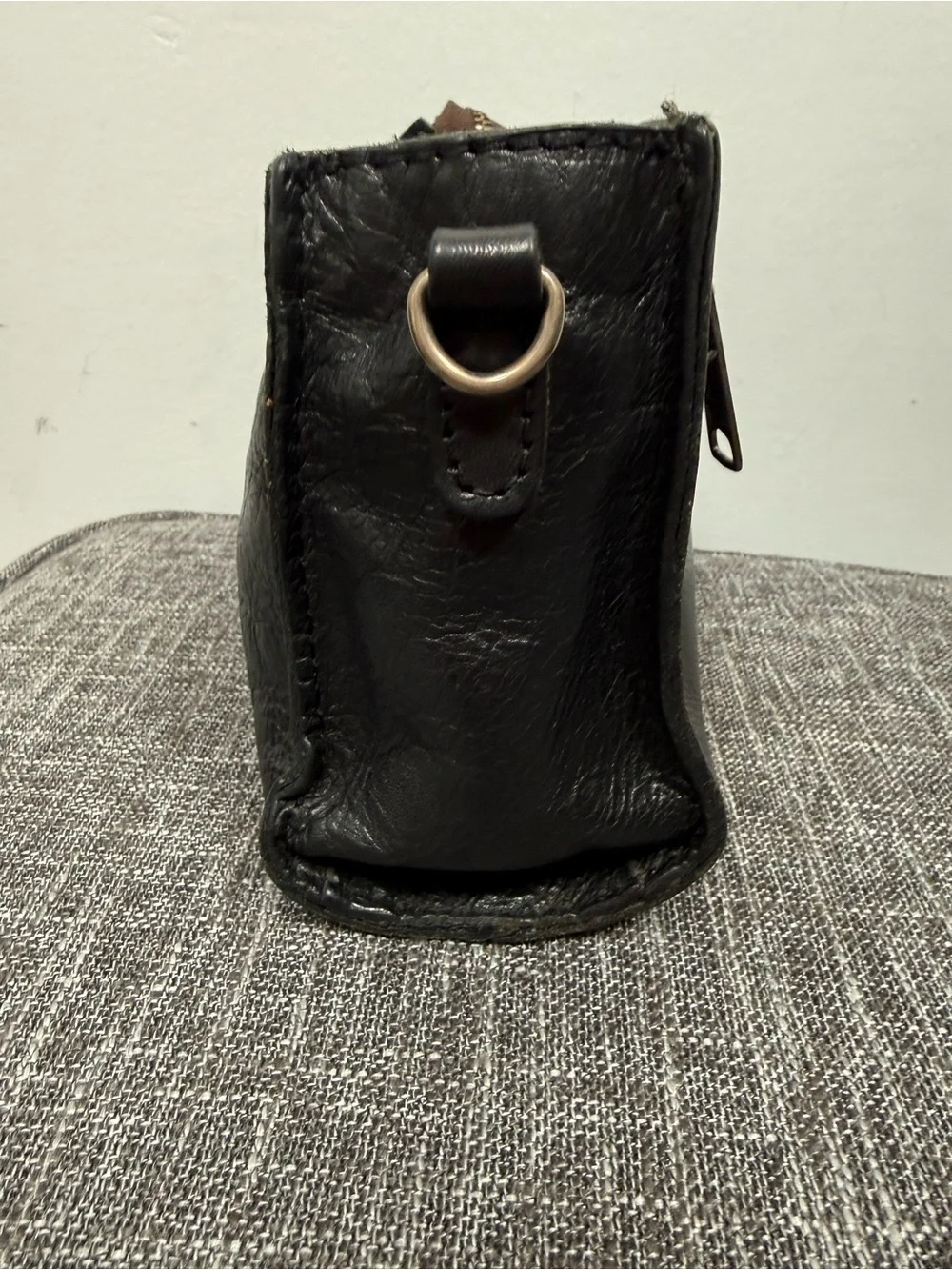 Patricia Nash Turati Black Leather Purse No Crossbody Strap Excellent Condition